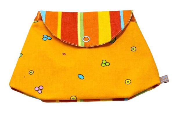 Stoffbeutel  "Ornement orange"