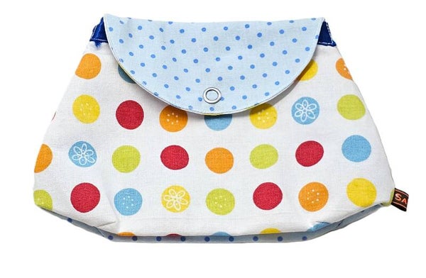 Stoffbeutel "Points colorés"