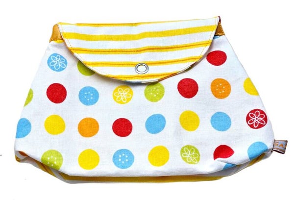 Stoffbeutel "Rayures et points M"