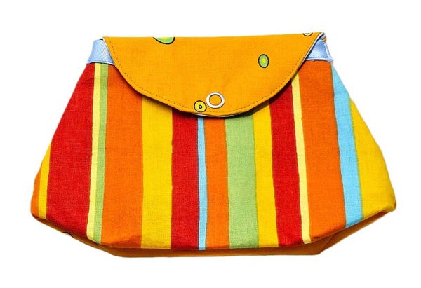 Stoffbeutel "Rayures colorées"