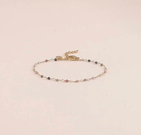 Bracelet fin - petite pierres naturelles