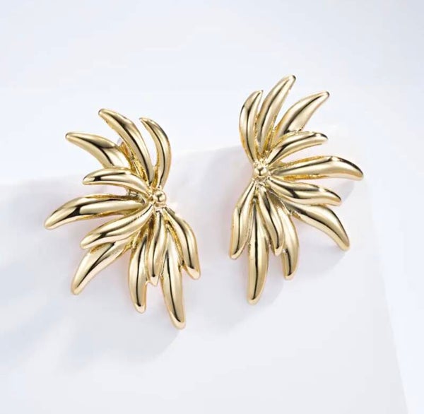 Boucles d'oreille fleurs