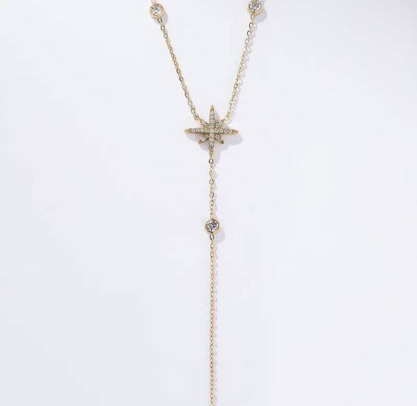 Collier Y  etoile or