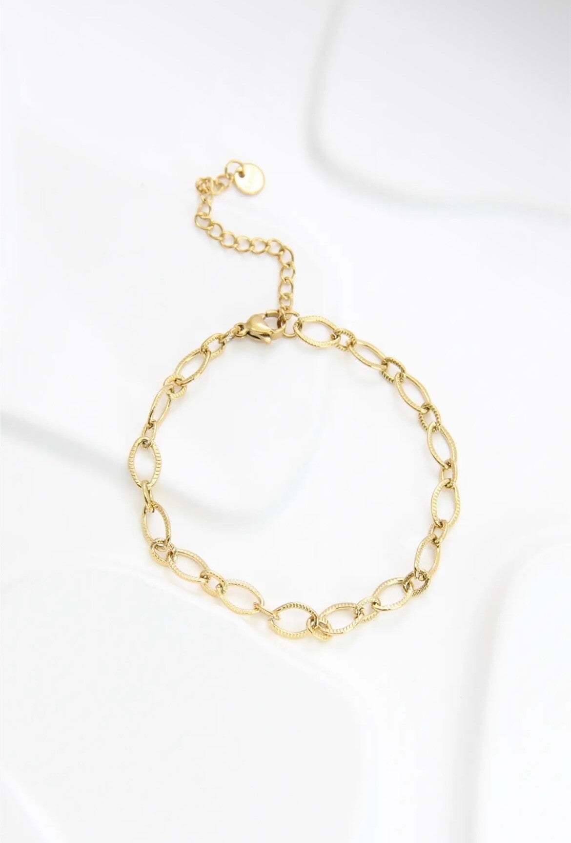 Bracelet maille doré - base premium pour charms
