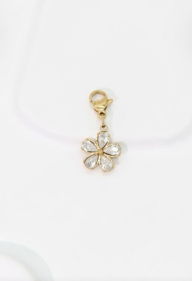 charm Fleur en Zircon 2