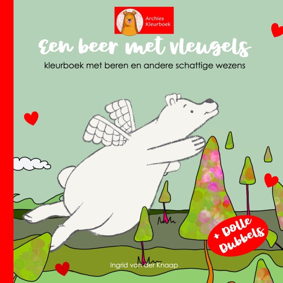 Een beer met vleugels, kleurboek