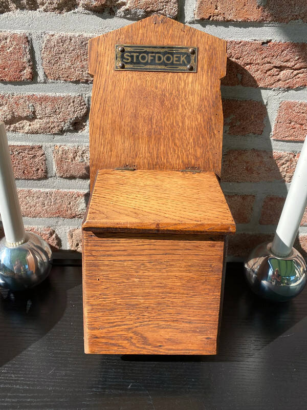 Art deco stofdoeken bakje