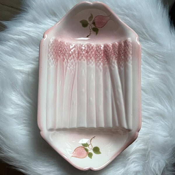 Porselein aspergeschaal