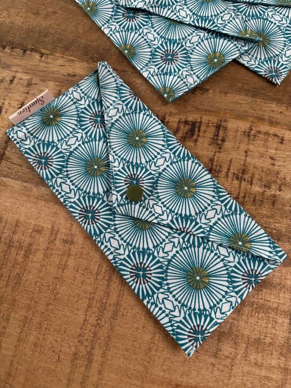 Etui - bleu green