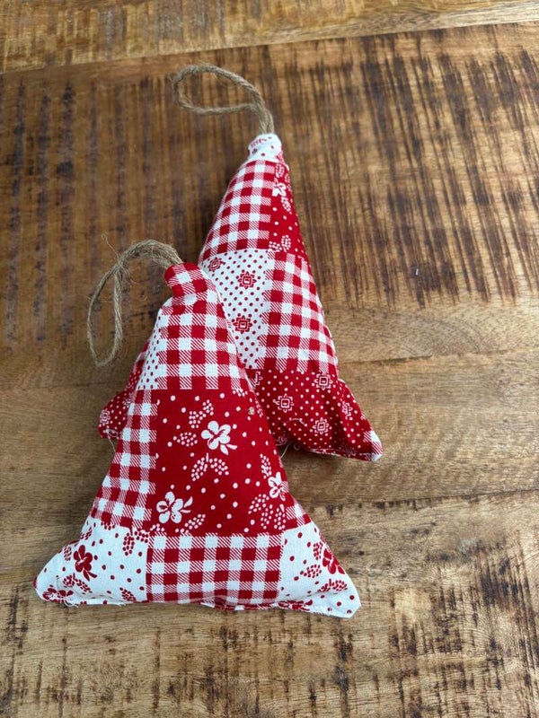 Kerstboom vintage rood