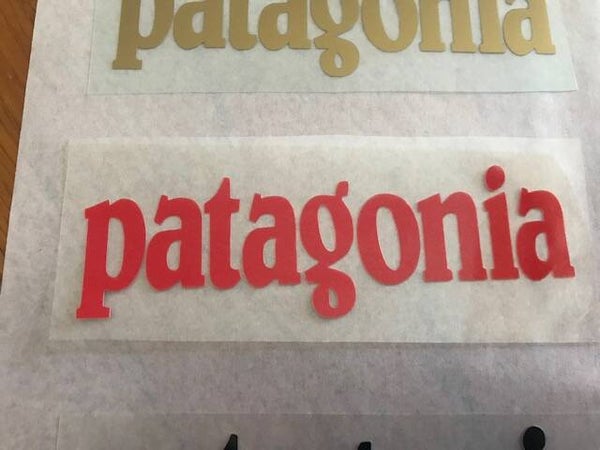 PATAGONIA patch flocage thermo - 11.5 cm par 3 cm