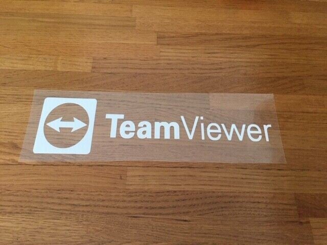 TEAMVIEWER PATCH FLOCAGE PUBLICITAIRE - 21.7 CM PAR 5.6 CM