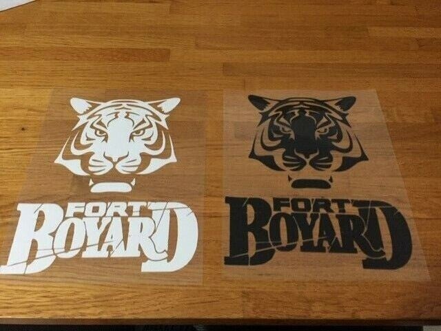 FORT BOYARD PATCH FLOCAGE  - 14.5 CM PAR 17.5 CM