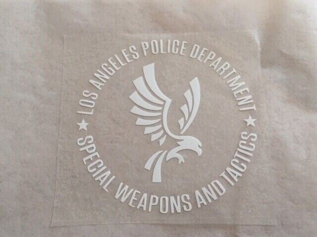 LOS ANGELES POLICE DEPARTMENT SPECIAL WEAPONS - DIAMETRE 9 CM