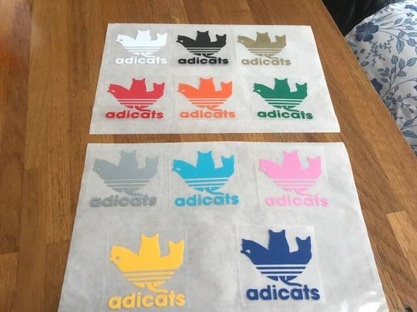ADICATS PATCH FLOCAGE HUMOUR - 5.5 CM PAR 5.5 CM