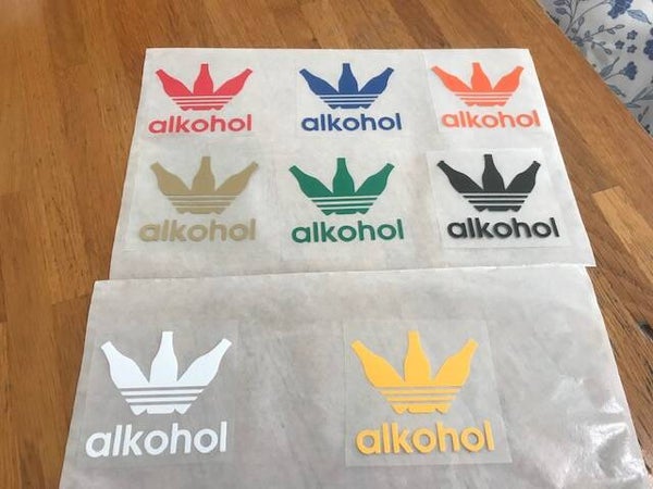 ALKOHOL PATCH FLOCAGE HUMOUR - 5.8 CM PAR 5.4 CM