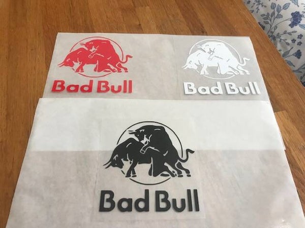 BAD BULL PATCH FLOCAGE HUMOUR - 8 CM PAR 8.5 CM