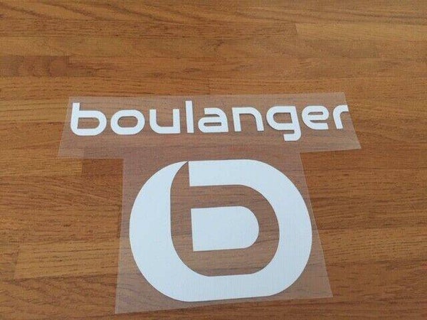 BOULANGER PATCH FLOCAGE PUBLICITAIRE- 19 CM PAR 13 CM
