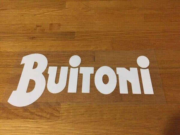 BUITONI PATCH FLOCAGE PUBLICITAIRE VINTAGE - 18 CM PAR 8 CM
