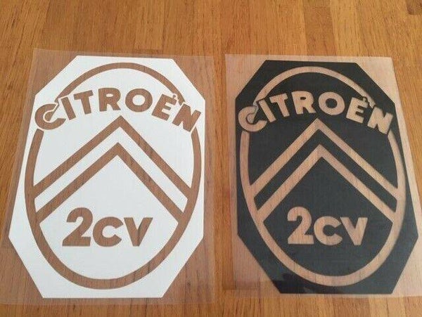 CITROËN 2 CV PATCH FLOCAGE VINTAGE  -  10.5 CM PAR 14.6 CM