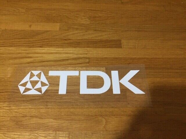 TDK PATCH FLOCAGE PUBLICITAIRE - 19 CM PAR 4 CM