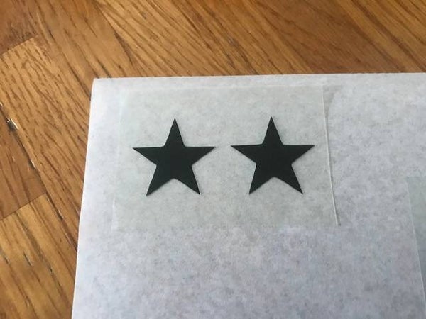 Étoile champions du monde patch flocage (Repro)- Lot de 2 PIECES -2.2 X 2.2 CM