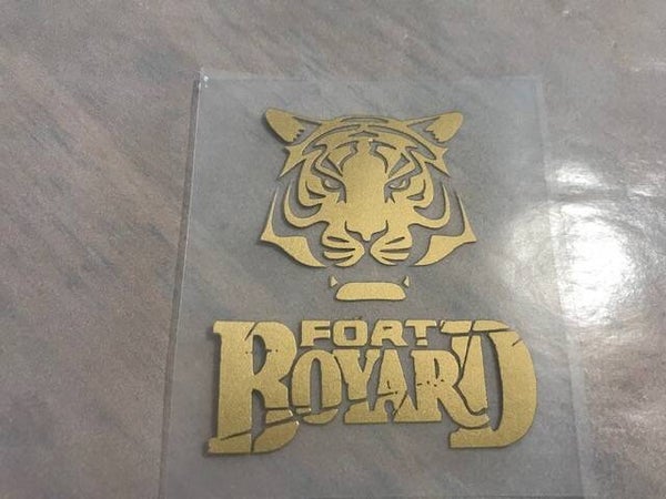 FORT BOYARD PATCH FLOCAGE THERMOCOLLANT VIGNETTE  - 5 CM PAR 5 CM