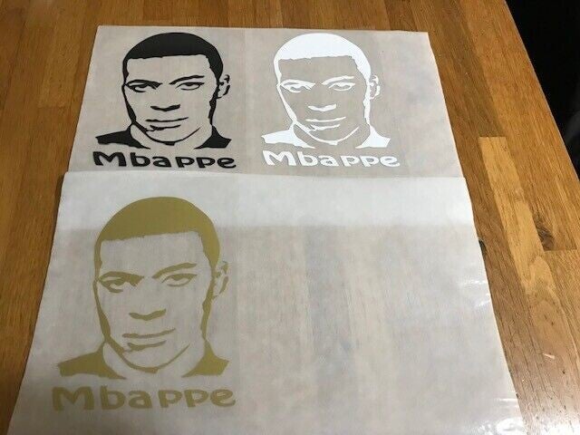 MBAPPE PORTRAIT PATCH FLOCAGE  - 8.3 CM PAR 11.2 CM
