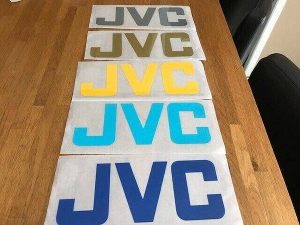 JVC PATCH FLOCAGE PUBLICITAIRE- 21 CM PAR 8 CM