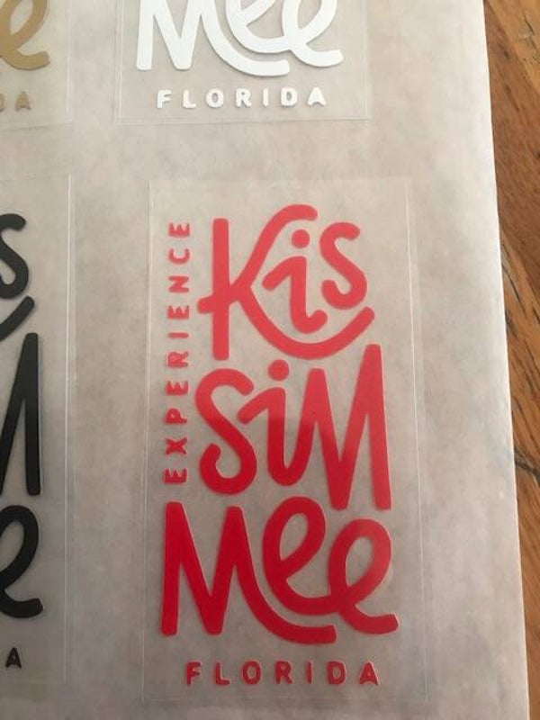 KISSIMMEE EXPERENCE FLORIDA PATCH FLOCAGE - 9.5 CM PAR 4.5 CM