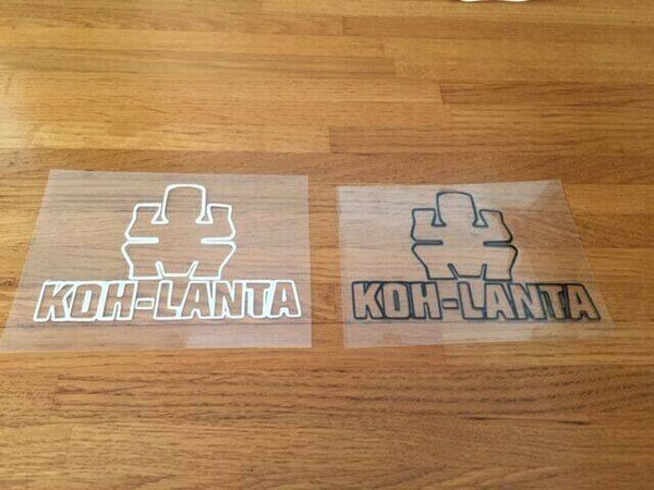 KOH LANTA PATCH FLOCAGE LOGO- 11 CM PAR 7.5 CM