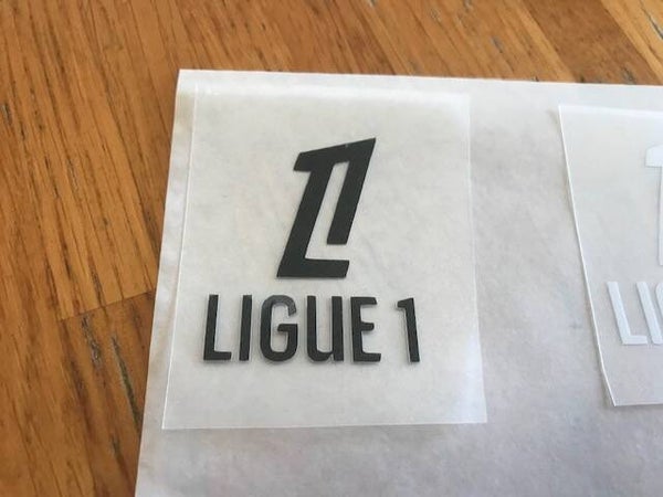 LIGUE 1 PATCH FLOCAGE VINYLE - 3.8 CM PAR 4.6 CM
