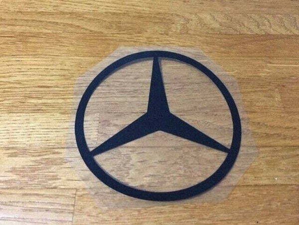MERCEDES LOGO PATCH FLOCAGE - 9 CM DIAMETRE