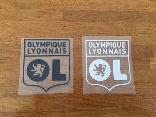 OL OLYMPIQUE LYONNAIS PATCH FLOCAGE - 10 CM PAR 11 CM