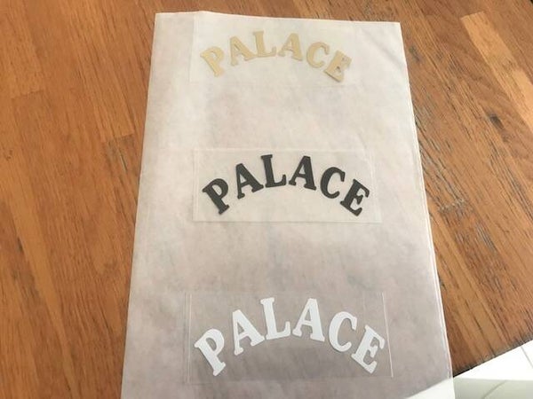 PALACE PATCH FLOCAGE THERMO PETIT MODELE - 9 CM PAR 3.5 CM