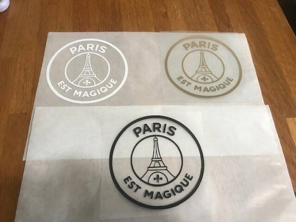 PARIS EST MAGIQUE PATCH FLOCAGE THERMO - 8.5 CM DE DIAMETRE