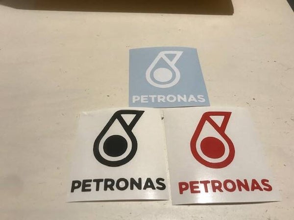 PETRONAS AUTOCOLLANT STICKER VINYLE PUBLICITAIRE - 7.5 CM PAR 8 CM