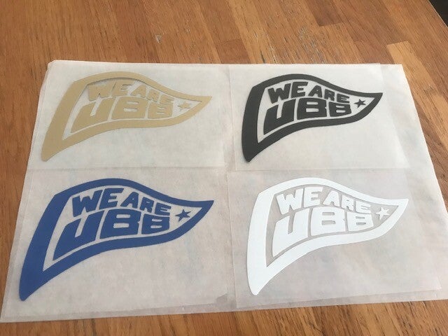 UBB - WE ARE UBB - PATCH FLOCAGE RUGBY  - 9.6 CM PAR 6 CM