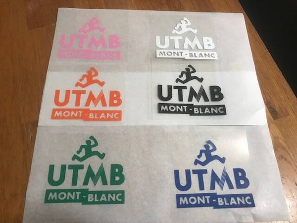 UTMB MONT BLANC PATCH FLOCAGE THERMO- 7 CM PAR 6.5 CM