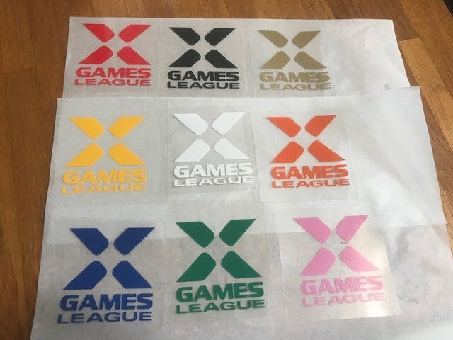 X GAMES LEAGUE PATCH FLOCAGE THERMO- 5 CM PAR 5 CM