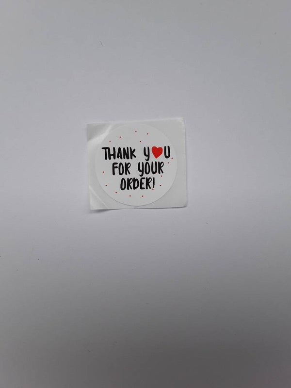 thank you for your order sluitstickers