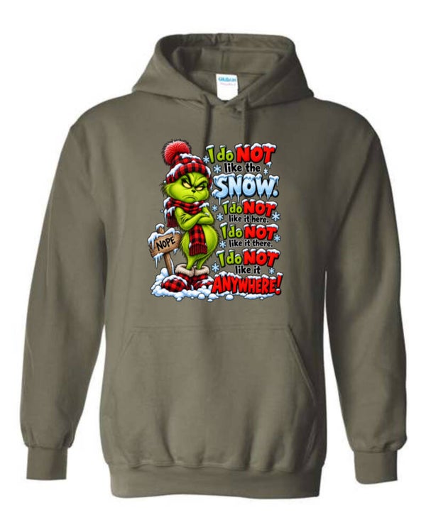 I do not like the snow hoodie