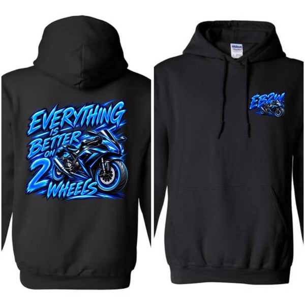 EB2W blue hoodie