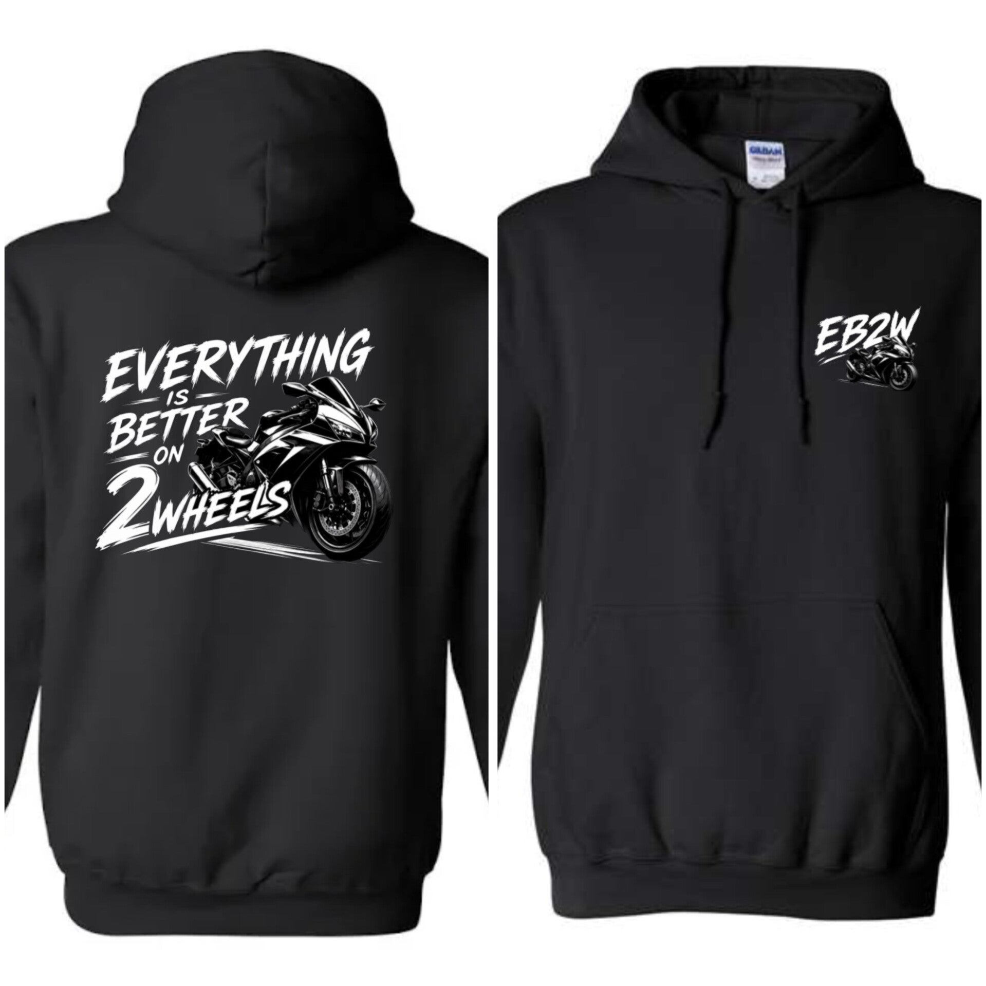 EB2W white hoodie