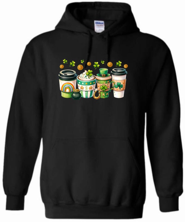 St Patrick coffee hoodie