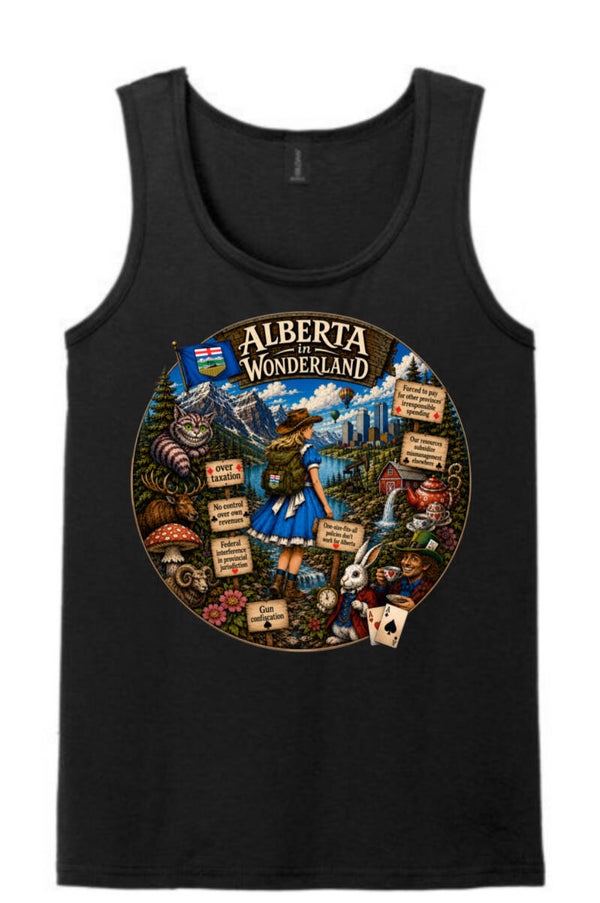 Alberta in Wonderland tank top