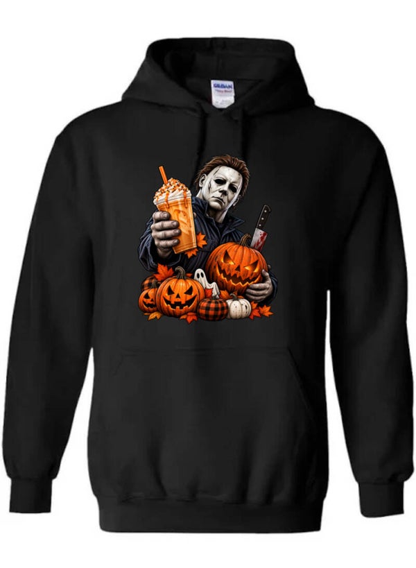 Michael Myers pumpkin spice hoodie