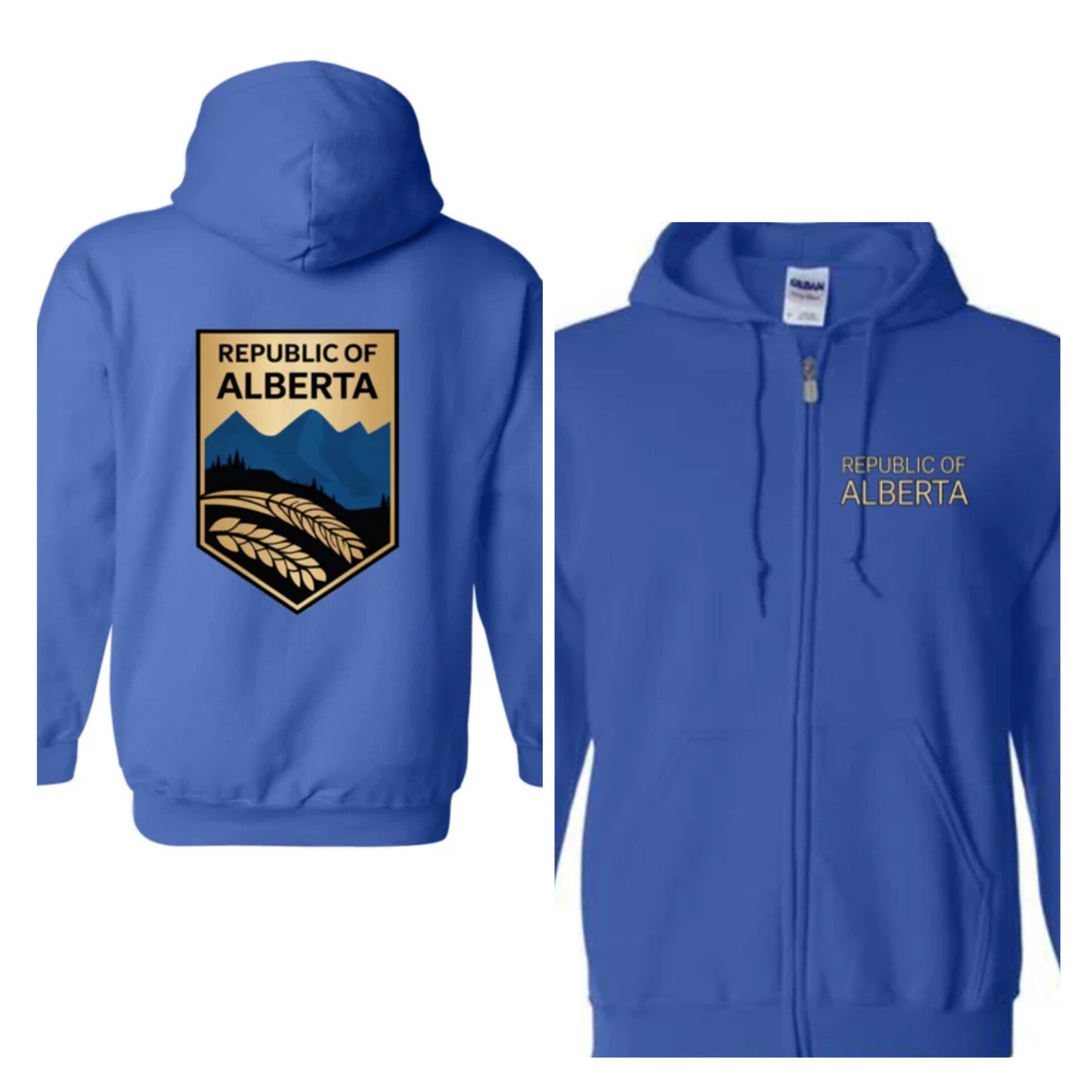 Republic of Alberta zip up