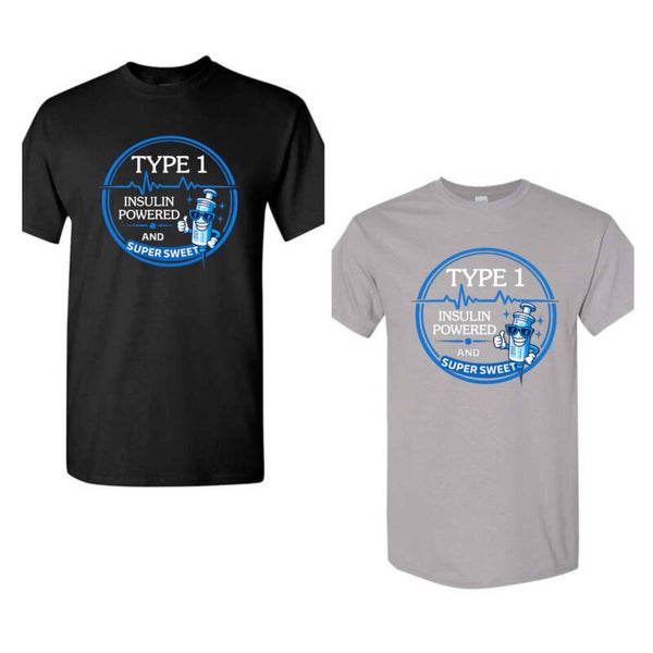 Powered by insulin t shirt