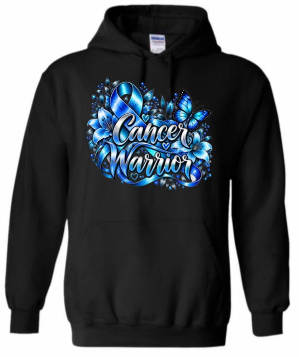 Cancer warrior blue